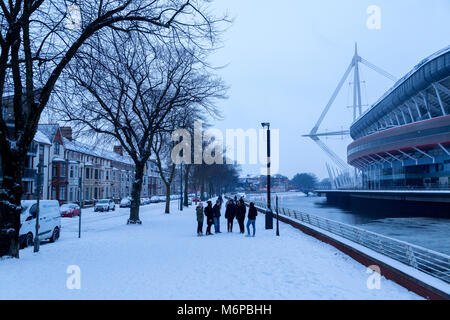 Principato Stadium Cardiff Foto Stock