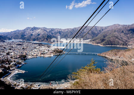 Visualizzare intorno al Lago Kawaguchi, Giappone. Foto Stock