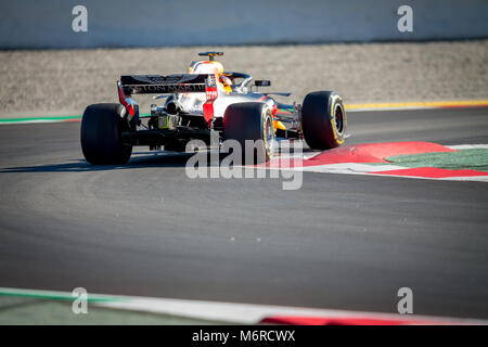 Montmelo, Catalogna, Spagna. 6 Mar, 2018. Ricciardo, Red Bull F1 Team si è visto driver durante la seconda settimana di test F1 giorni al circuito Barcelona-Catalunya. Credito:  MA 4551.jpg/SOPA Immagini/ZUMA filo/Alamy Live News Foto Stock