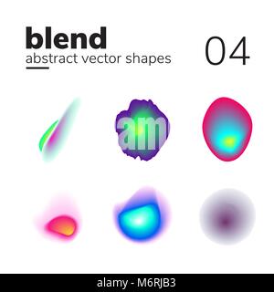 Abstract forma caotica forma per il tuo design Illustrazione Vettoriale