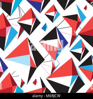 Vettore multicolore astratto modello geometrico Illustrazione Vettoriale