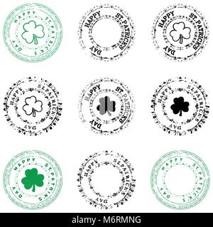 Patrick Set timbro Illustrazione Vettoriale