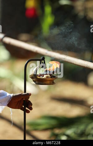 Il kerala festival, thrissur pooram Foto Stock