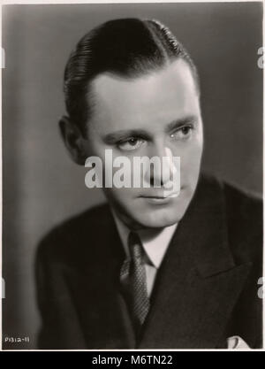 Herbert Marshall, Ritratto di pubblicità per i film, 'Guai in Paradiso", Paramount Pictures, 1932 Foto Stock