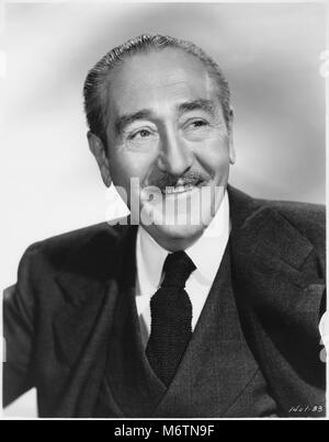 Adolphe Menjou, Ritratto di pubblicità per i film, 'l'Hucksters', MGM, 1947 Foto Stock