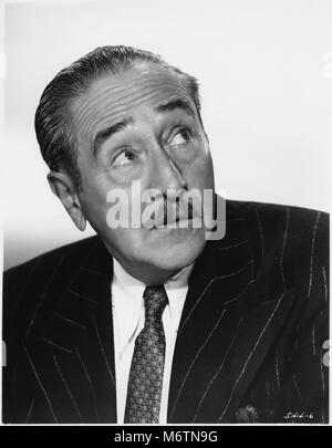 Adolphe Menjou, Ritratto di pubblicità per i film, lo 'Stato dell'Unione", MGM, 1948 Foto Stock