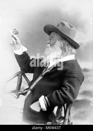 Walt Whitman (1819-1892), fotografia di Phillips & Taylor, 1873 Foto Stock