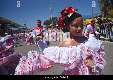 Barranquilla il carnevale (Spagnolo: Carnaval de Barranquilla) è uno della Colombia le più importanti manifestazioni folcloristiche, e uno dei più grandi carniva Foto Stock