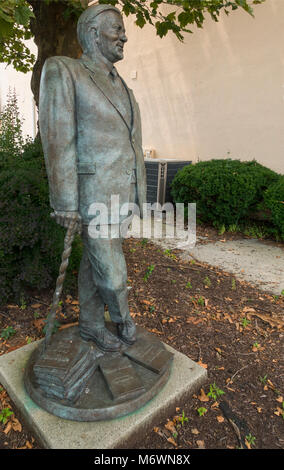 John O'Hara autore statua in Pottsville PA Foto Stock