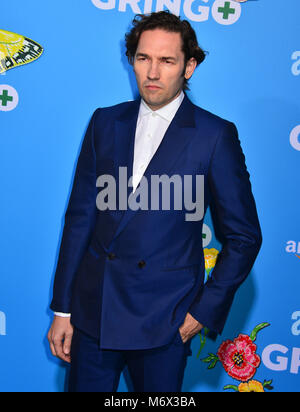 Los Angeles, California, USA. 6 Marzo, 2018. Nash Edgerton assiste la prima mondiale di "Gringo' da Amazon Studios e STX film al Regal la Live Stadium 14 il 6 marzo 2018 a Los Angeles, California Credit: Tsuni / USA/Alamy Live News Foto Stock