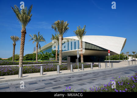 DUBAI, Emirati Arabi Uniti - 19 novembre: la vista su Etihad museo. La sua posizione dove nel 1971 emirates governanti hanno firmato una dichiarazione che ha segnato la formazione Foto Stock