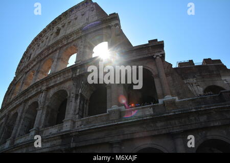 Italia, Roma, il Colosseo Foto Stock