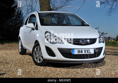 2011 Vauxhall Corsa British auto piccola Foto Stock