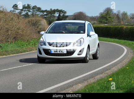 2011 Vauxhall Corsa British auto piccola Foto Stock