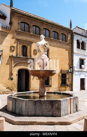 Piazza Potro, Plaza del Potro, Cordoba, Andalusia, Spagna Foto Stock