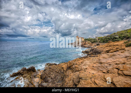 Castello del Boccale, Livorno, Toscana, Italia Foto Stock