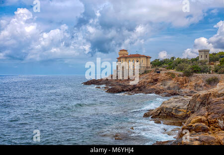 Castello del Boccale, Livorno, Toscana, Italia Foto Stock