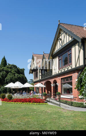 Old Homestead Ristorante a Mona Vale Garden Park, Mona Vale Avenue, Riccarton, Christchurch, Canterbury, Nuova Zelanda Foto Stock