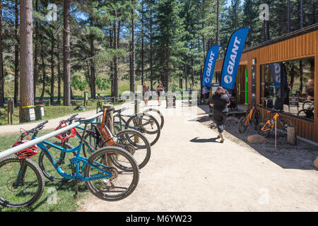 Negozio di Biciclette a Christchurch Parco Avventura Worsleys Road, cashmere, Christchurch, Canterbury, Nuova Zelanda Foto Stock