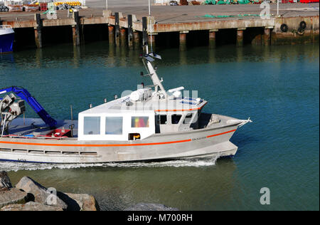 La Turballe porto di pesca, Loire-Atlantique, Pays de la Loire, in Francia, in Europa Foto Stock