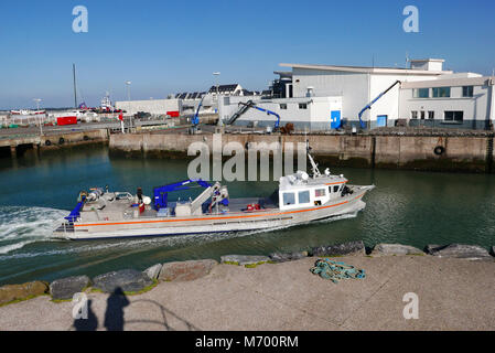 La Turballe porto di pesca, Loire-Atlantique, Pays de la Loire, in Francia, in Europa Foto Stock