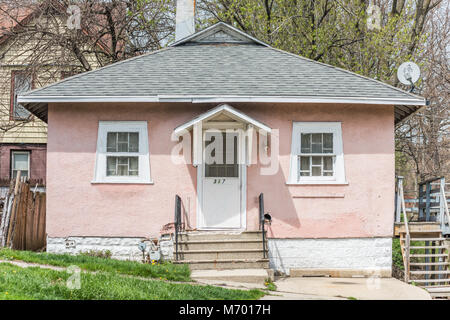 Vintage House in Joliet Foto Stock