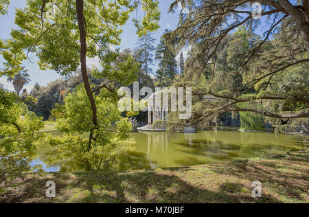 Genova, (Genova), 28 aprile 2017 - Tempio di Diana in Villa Durazzo - Pallavicini a Genova Pegli, Italia Foto Stock