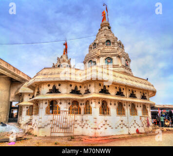 Sri Bhadra Maruti, un tempio indù di Khuldabad, India Foto Stock