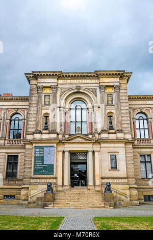 Wolfenbuettel (Germania): biblioteca; Wolfenbüttel (Niedersachsen): Bibliothek und Lessing-Haus Foto Stock