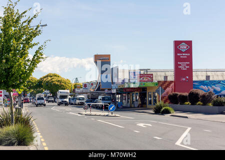 High Street, Motueka, Tasman District, Nuova Zelanda Foto Stock