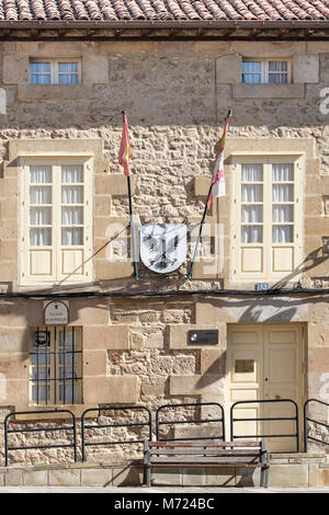 Plaza Marmolejo, Management dei servizi sociali gli uffici di La Junta de Castilla y Leon, Aguilar de Campoo; Palencia, Spagna Foto Stock