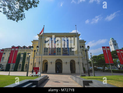 Singapore - Il 9 febbraio 2018. Asian Civilisations Museum di Singapore. Questo museo è specializzato nel materiale storia della Cina e del sud-est asiatico. Foto Stock