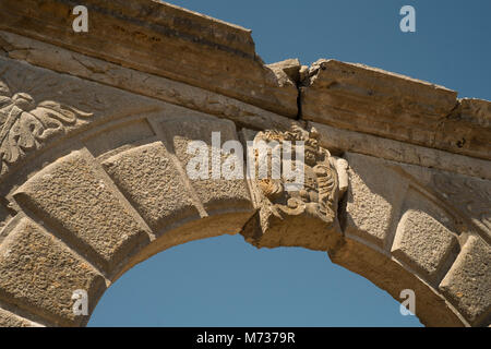 Palià Perithia antico sito archeologico di Corfù Foto Stock