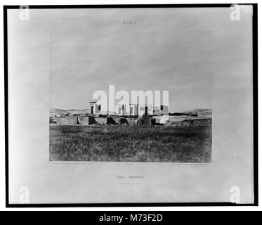 Débôd (Parembole) - vue générale des ruines - Félix Teynard. LCCN2001695351 Foto Stock