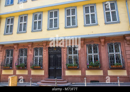 La casa di Goethe a Francoforte sul Meno in Germania Foto Stock