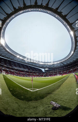 Madrid, Spagna. 8 Mar, 2018. UEFA Europa League match tra Atlético de Madrid vs Lokomotiv Moscu a Wanda Metropolitano stadium in Spagna a Madrid, 8 marzo 2018. Credito: Gtres Información más Comuniación on line, S.L./Alamy Live News Foto Stock