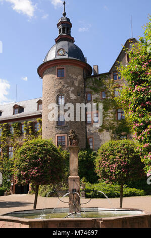 Schloss Laubach, Assia, Deutschland, Europa Foto Stock