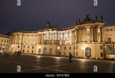 Alte Bibliothek in Bebelplatz Square, Città di Berlino, Germania Foto Stock