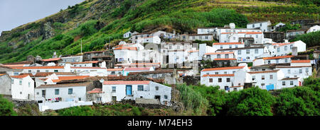 Vila Nova do Corvo. Isole Azzorre, Portogallo Foto Stock