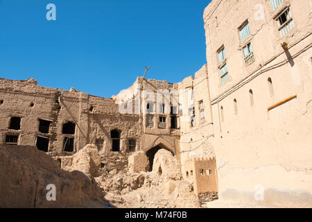 Vecchio villaggio di Al Hamra , Nizwa, Sultanato di Oman Foto Stock