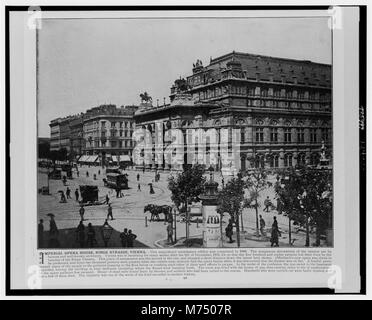 Imperial Opera house, Ringe-Strasse, Vienna LCCN00651474 Foto Stock