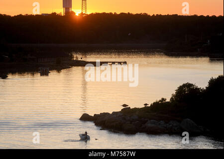 Isole Skerry in Karlskrona, Blekinge, Svezia. 9 agosto 2015 © Wojciech Strozyk / Alamy Stock Photo Foto Stock