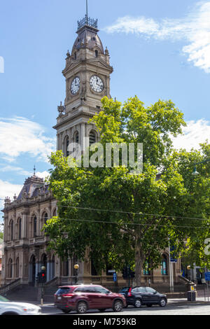 Il Post Office, Pall Mall, Bendigo, Victoria, Australia Foto Stock