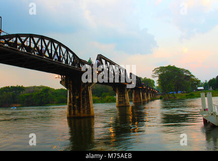 Ponte sul Fiume Kwai Foto Stock