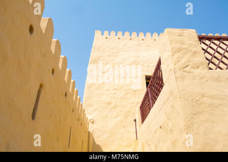 Falaj al Mualla, Museo Nazionale e Fort, Umm Al Quwain Emirati Arabi Uniti Foto Stock