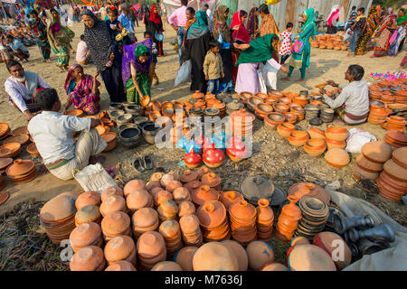 Apashah Mela, Gheor, Manikgonj, Bangladesh. Foto Stock