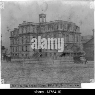 Scuola di Lincoln House, 5th Street, San Francisco LCCN2002723850 Foto Stock