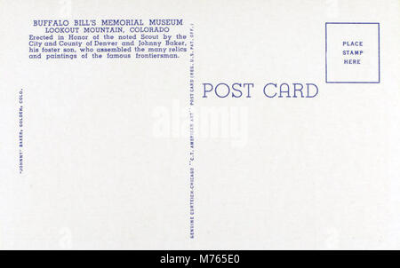 Lookout Mountain CO - Buffalo Bill's Memorial Museum (BNI 430041) Foto Stock