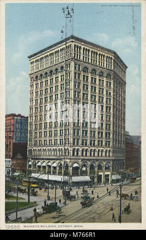 Maestoso edificio, Detroit, Mich, architetti D.H. Burnham e Co. (Bni 594) Foto Stock