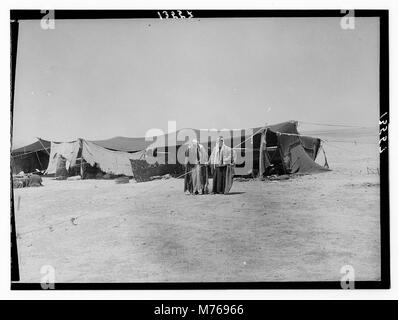 "Ruth' story. Tomba beduino con 'Mahlon' & 'Chilion' matpc LOC.12954 Foto Stock